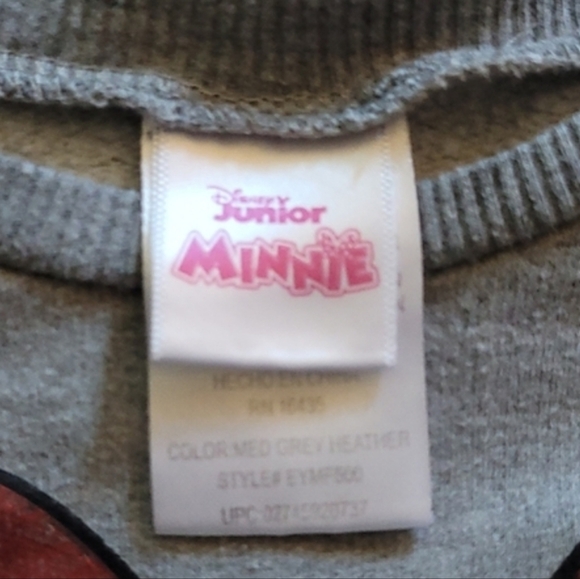 DISNEY JUNIOR MINNIE SWEATSHIRT SIZE 4T - Picture 5 of 7